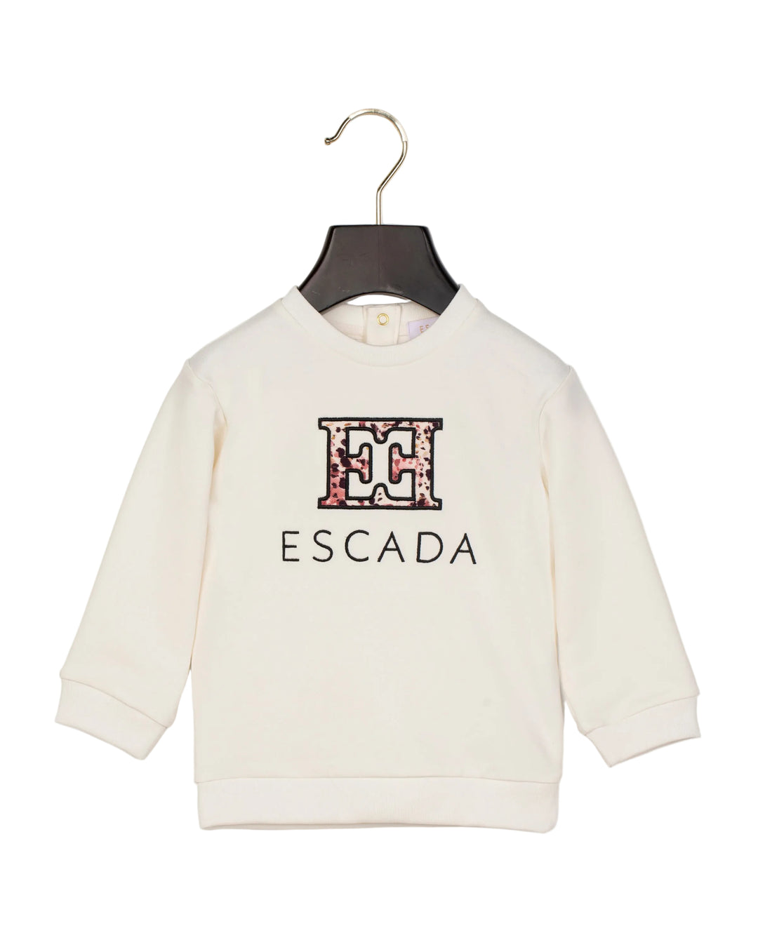 top l/s design logo sweatshirt - lambs wool-302