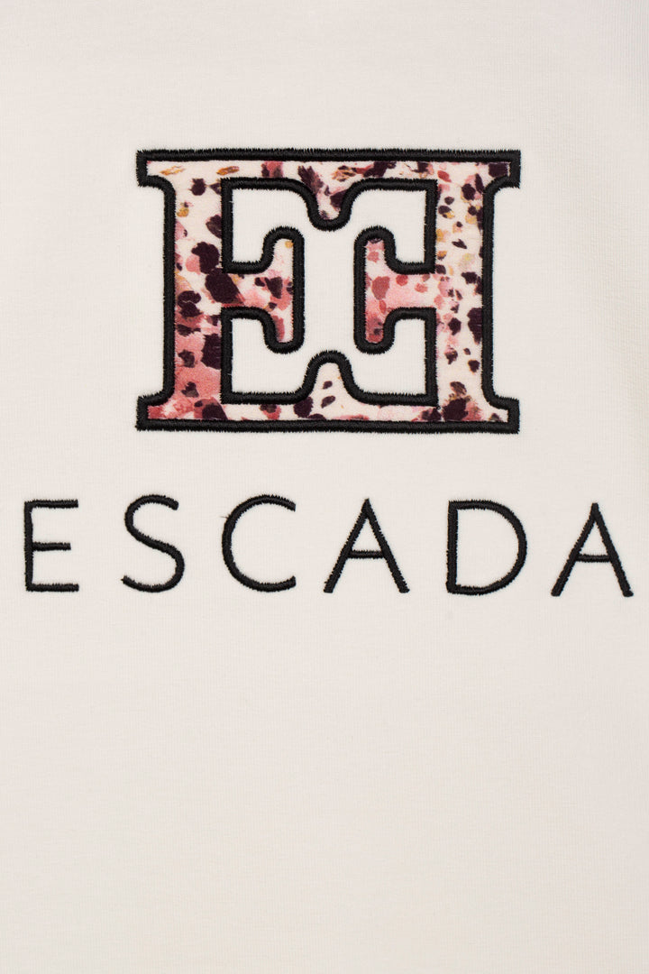 top l/s design logo sweatshirt - lambs wool-302