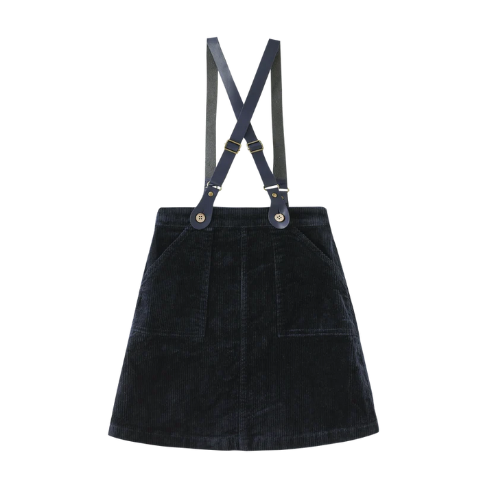 skirt suspender - navy