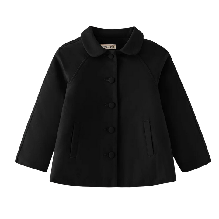 jacket wool - black
