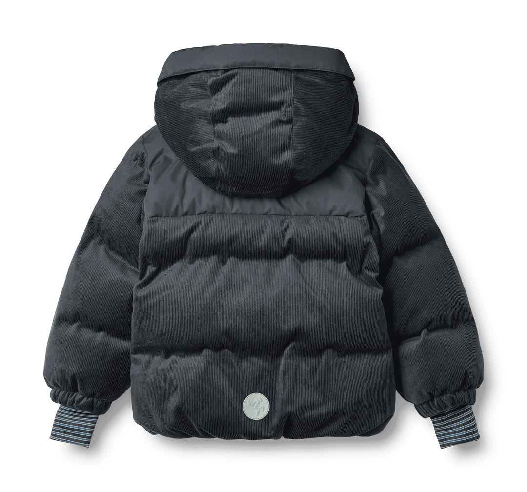 coat corduroy puffer - navy