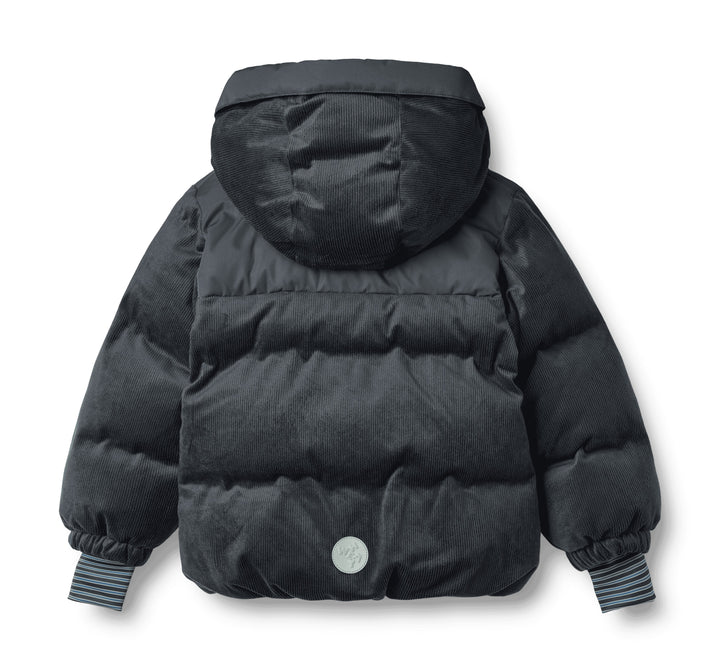 coat corduroy puffer - navy