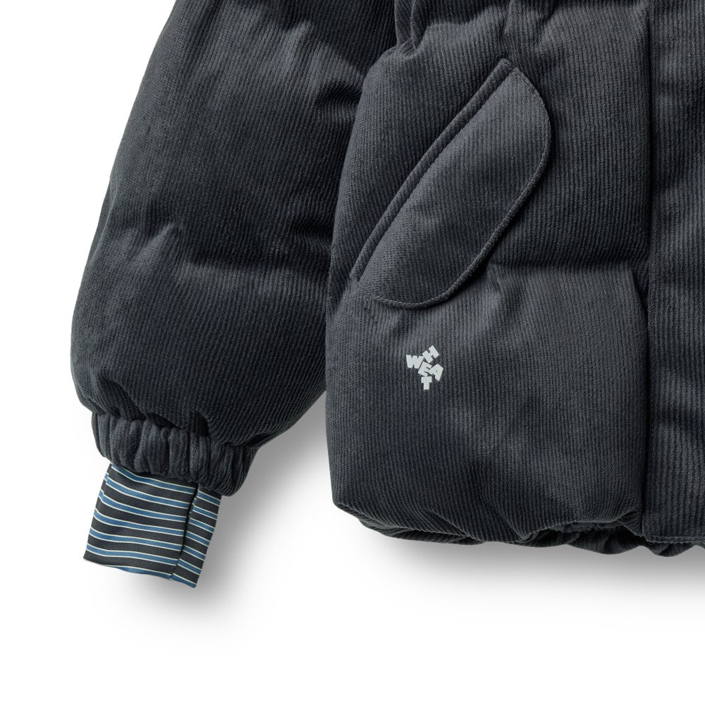 coat corduroy puffer - navy