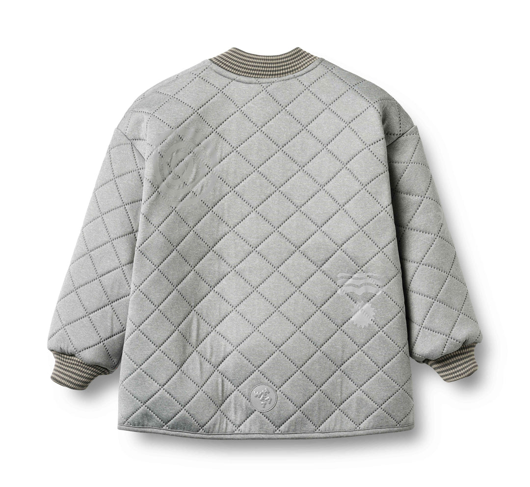 jacket thermo padded bomber style - flint melange