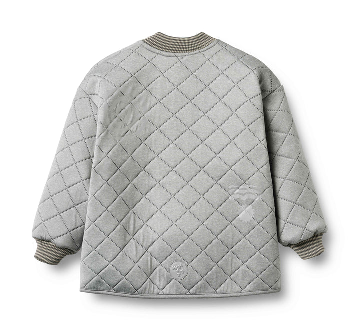 jacket thermo padded bomber style - flint melange