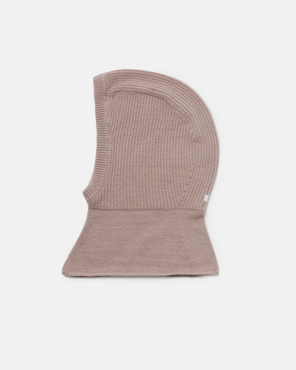 hat balaclava - ash rose