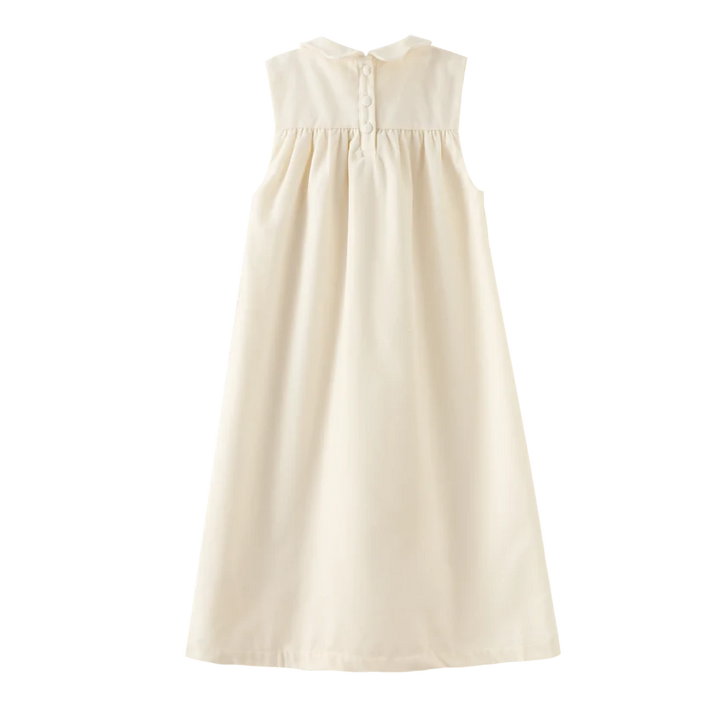 dress midi high waisted jumper - cream