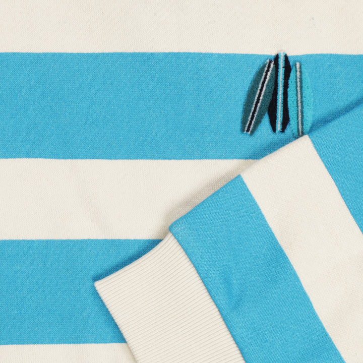 top l/s striped surf sweatshirt - sandshell