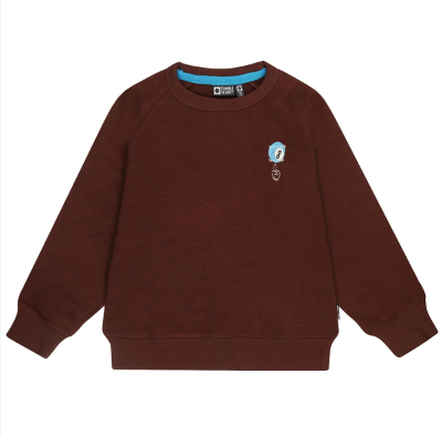 top l/s graphic bowling sweatshirt - bitter chocolate