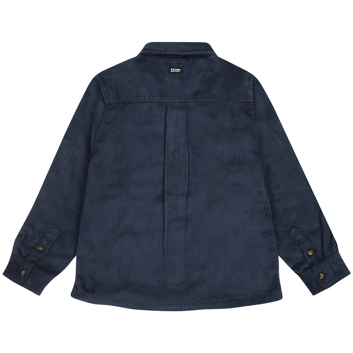 shirt l/s heavy corduroy - blue wing teal