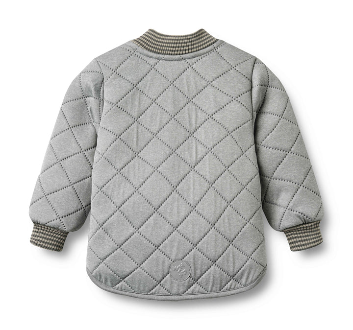 jacket thermo padded bomber style - flint melange