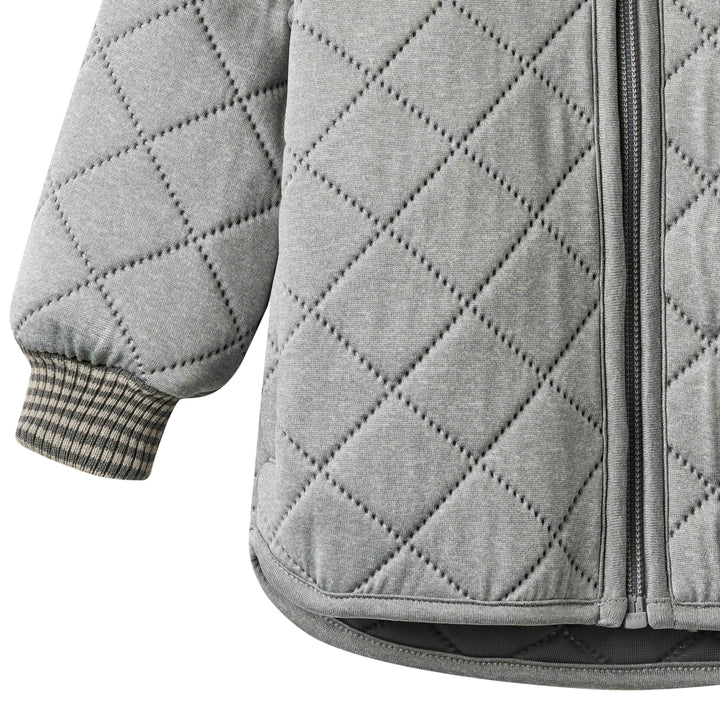jacket thermo padded bomber style - flint melange