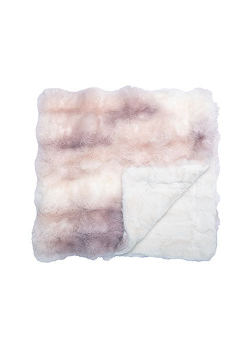 blanket marbled fur - pink/77