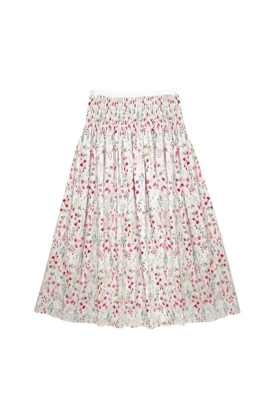 set outfit floral alacia blouse with eveline skirt - floral print