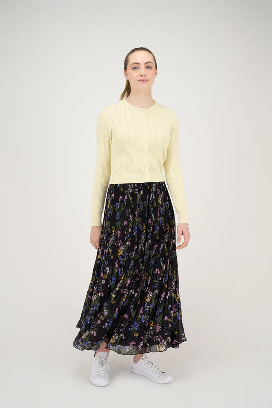 cardigan chantelle braided - yellow