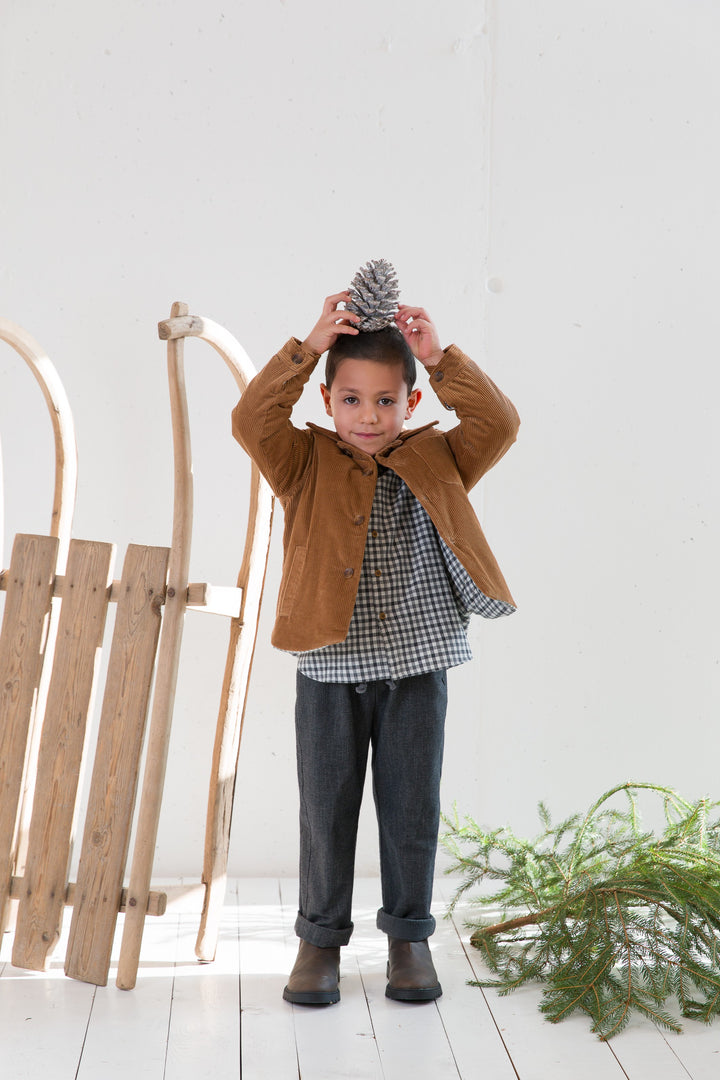 jacket corduroy pockets - biscuit-159