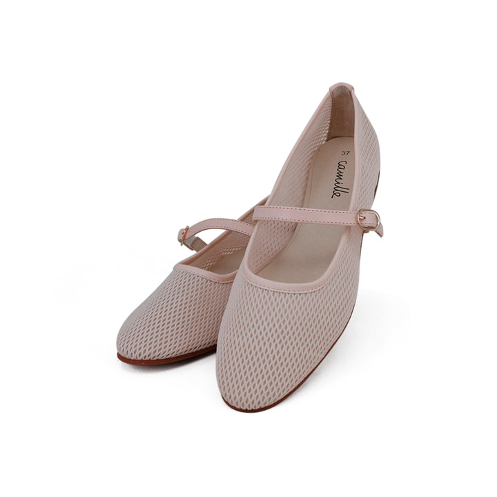 shoes mesh mary janes - pink