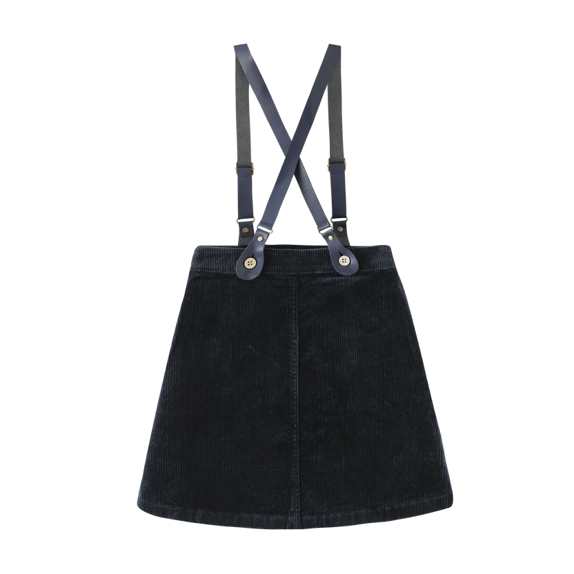 skirt suspender - navy
