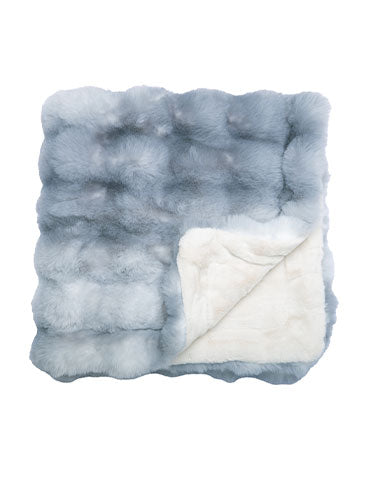 blanket marbled fur - blue/76