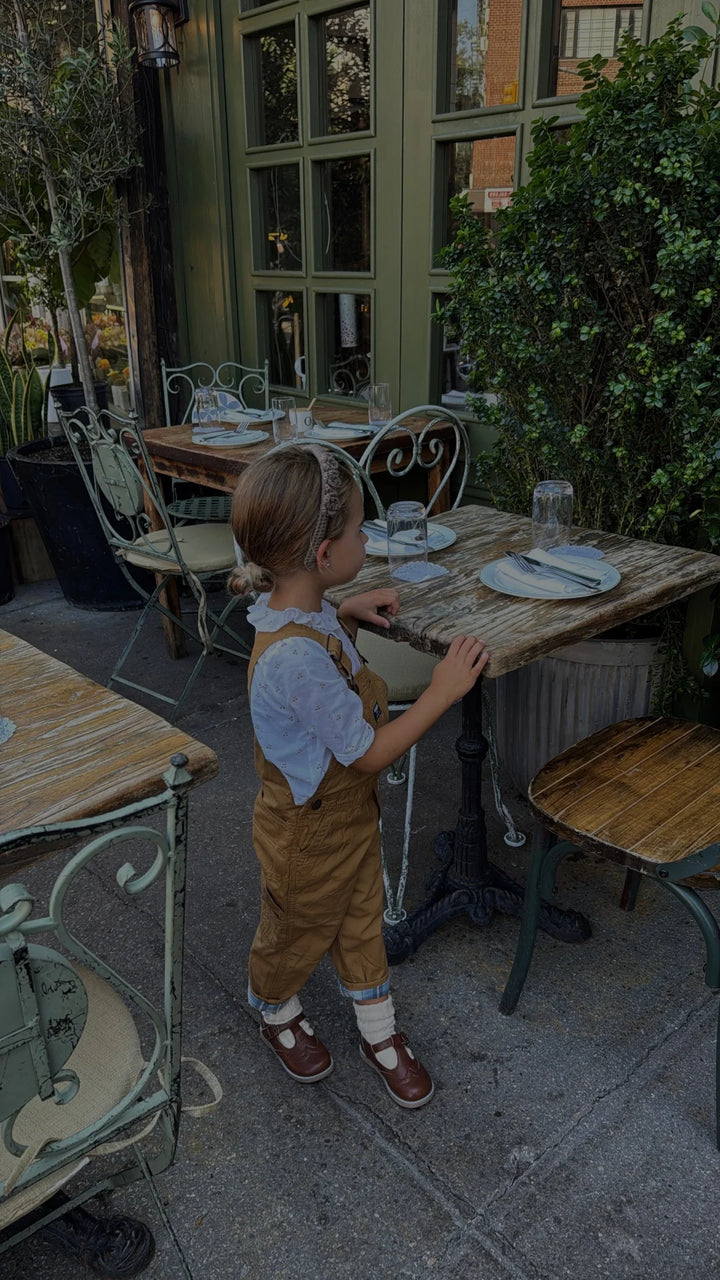 headband crochet flowers - gray