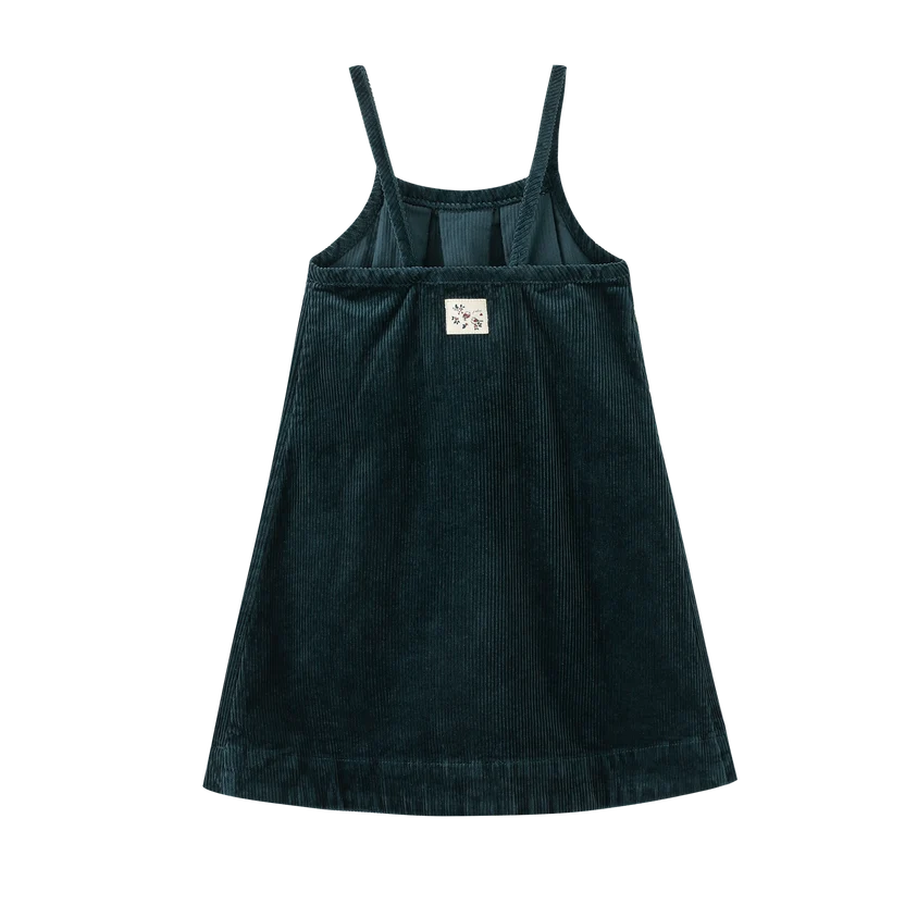 dress corduroy jumper - teal