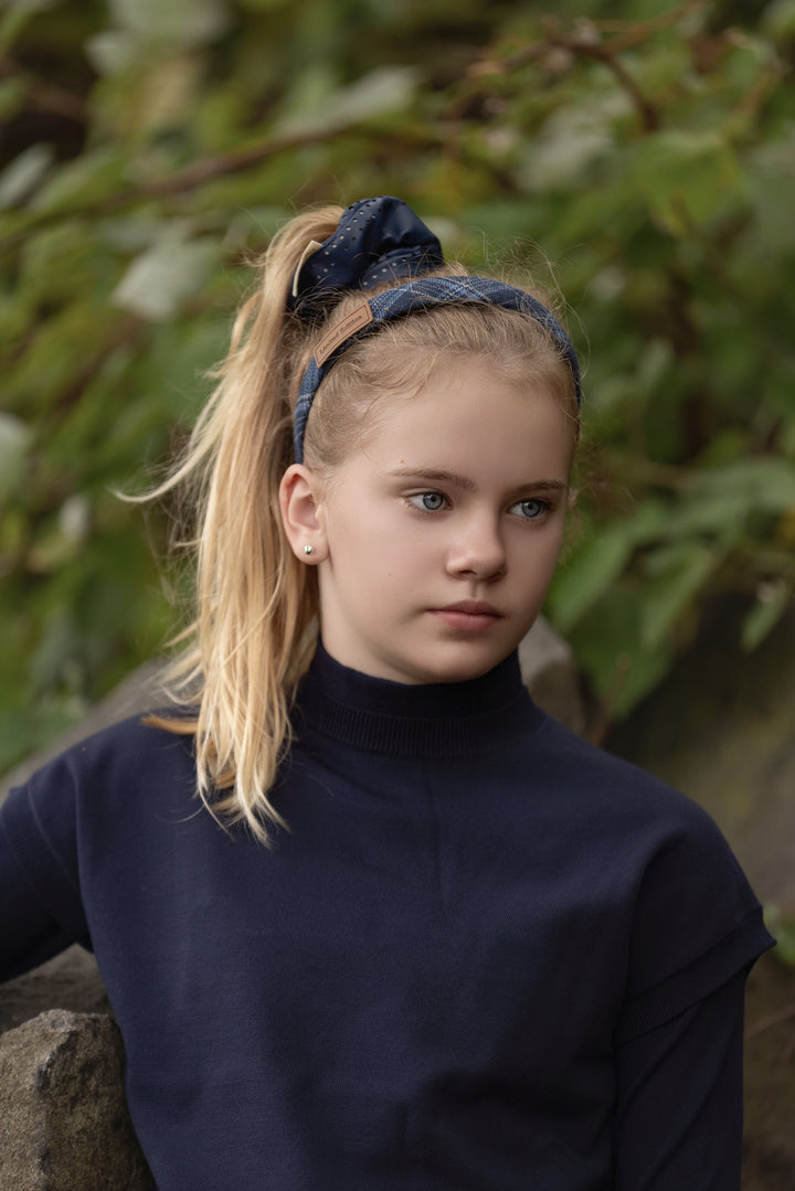 vest knit mini logo - navy-3