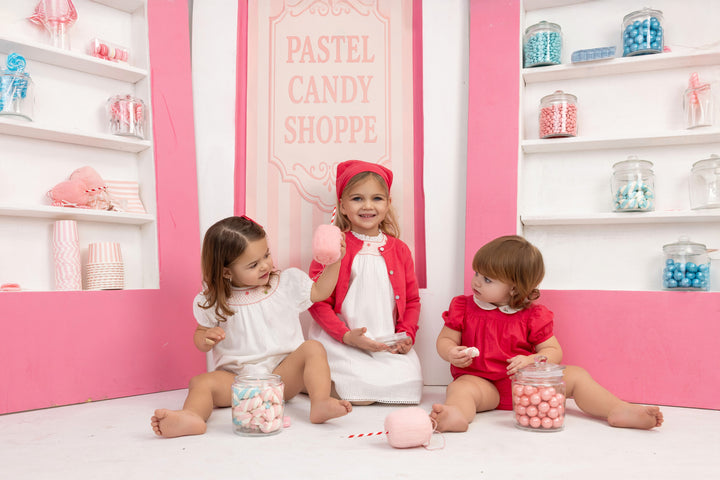 scalloped edge cardigan - hot pink