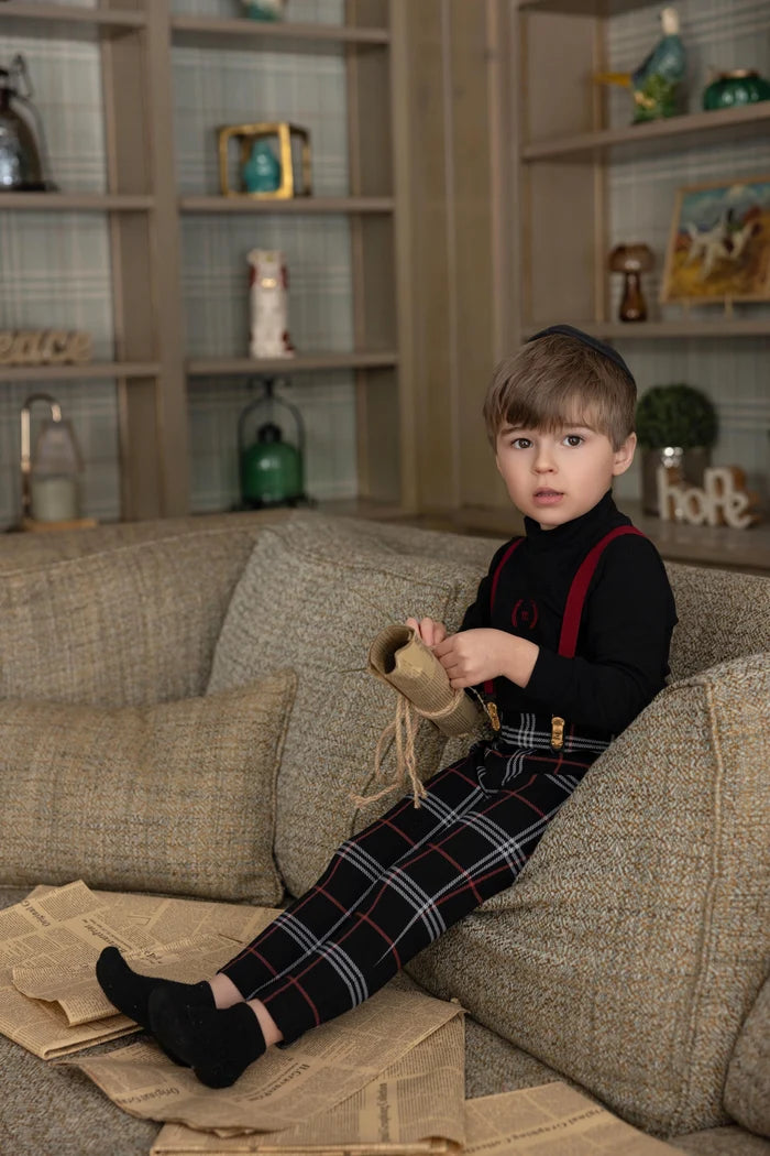 set outfit embroidered duo - boys
