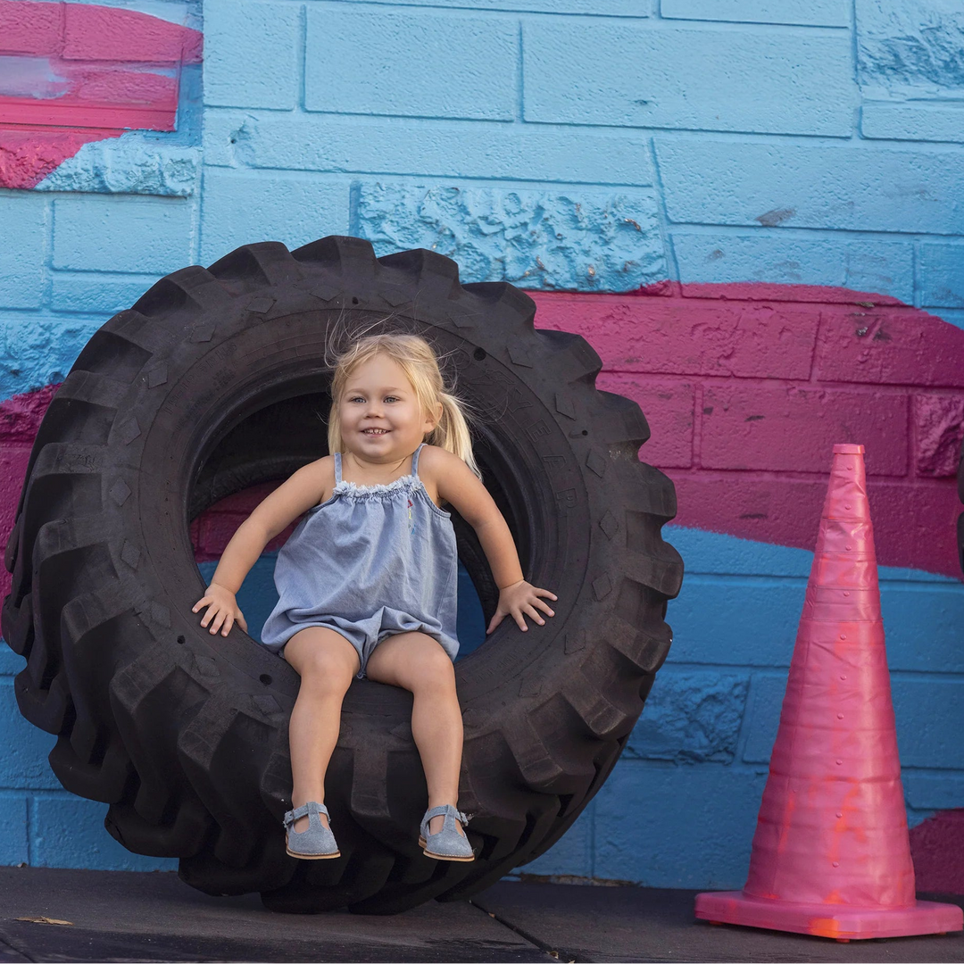 one piece denim fringe long romper - lght ble wsh dnm-425