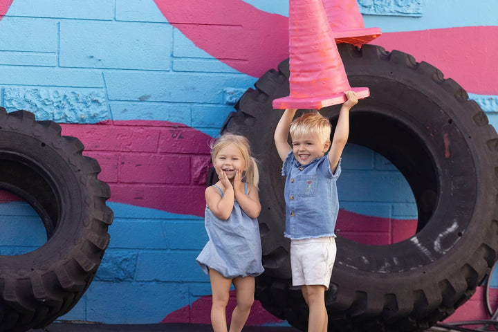 set outfit denim fringe shirt and shorts - lght ble wsh dnm-425