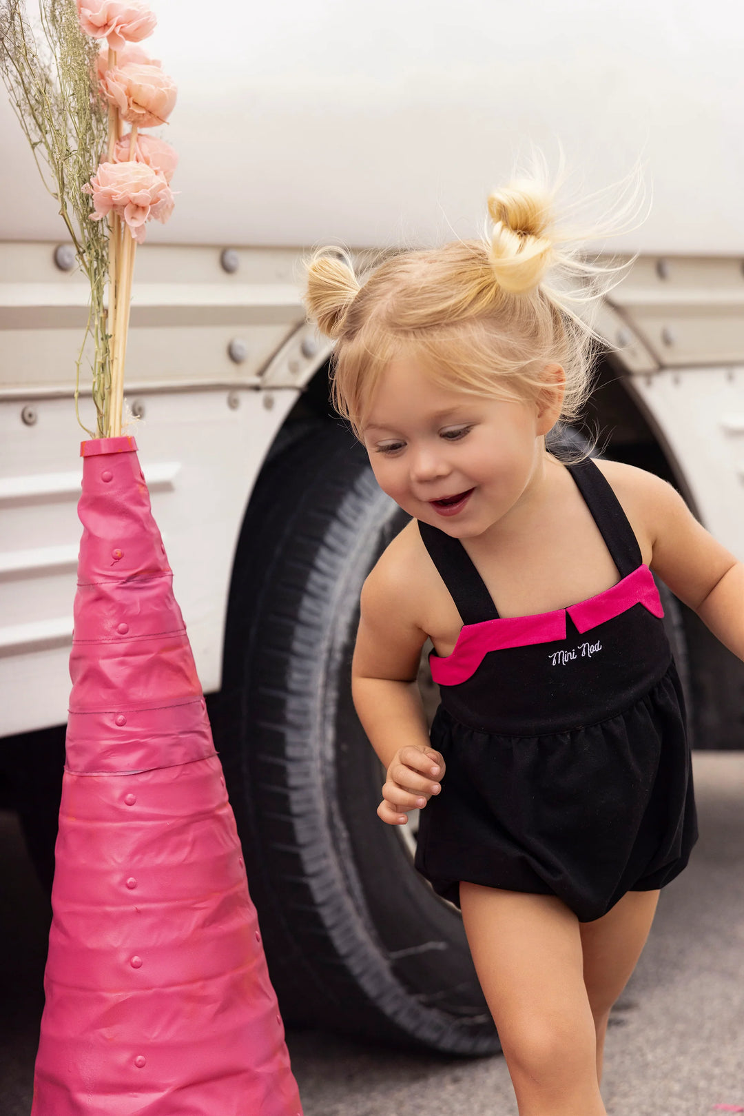 one piece pinafore - black-110