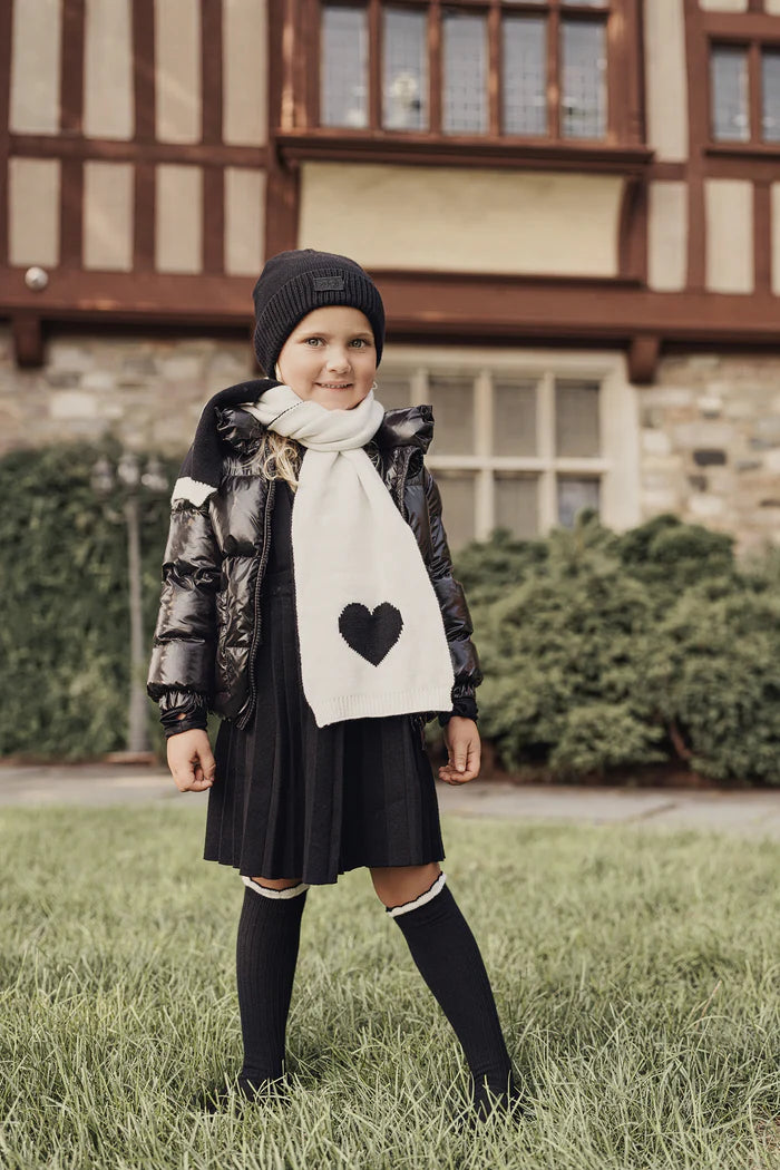 beanie ribbed with cuff - black-9