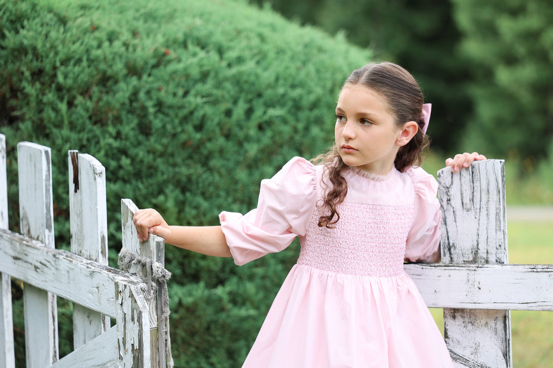 gown taffeta high waisted rouched - pink