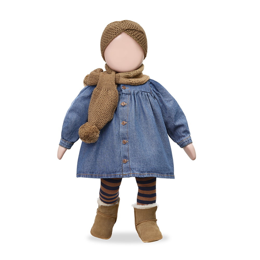 dress high waisted button down - denim