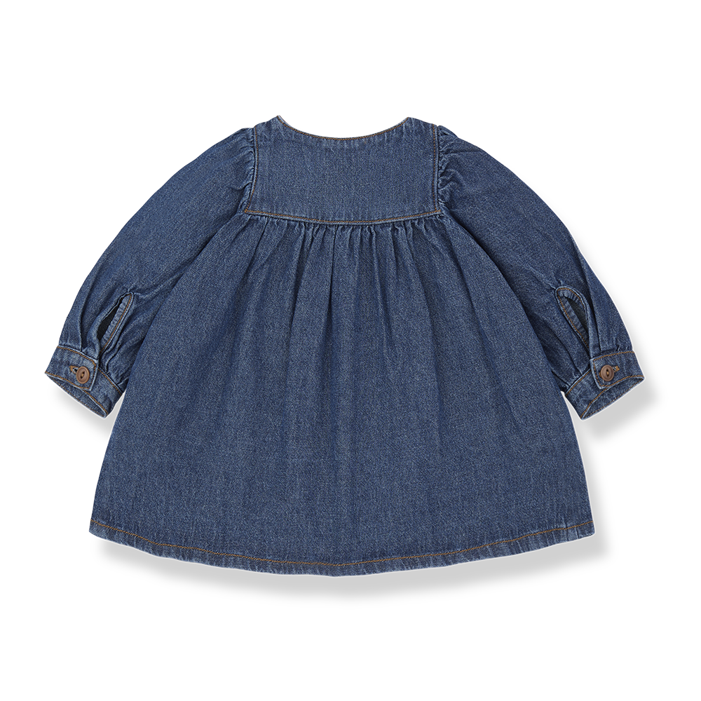 dress high waisted button down - denim