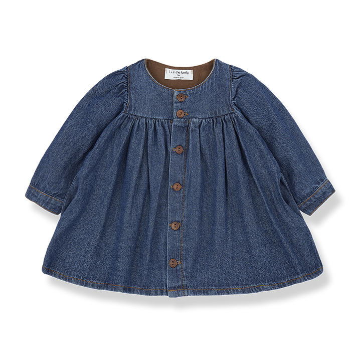 dress high waisted button down - denim