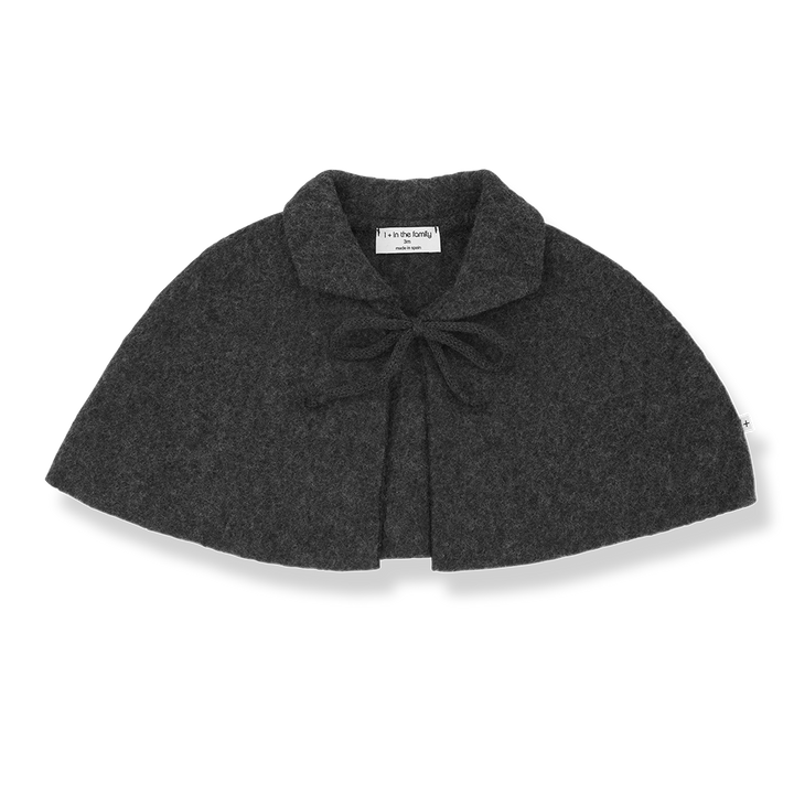 cape wool bow - anthracite