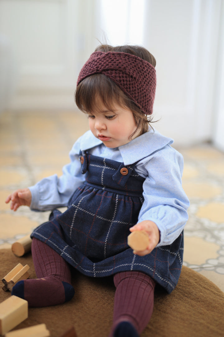 baby band crochet twist - melanzana