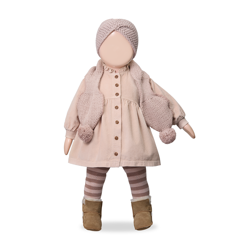 baby band crochet twist - nude