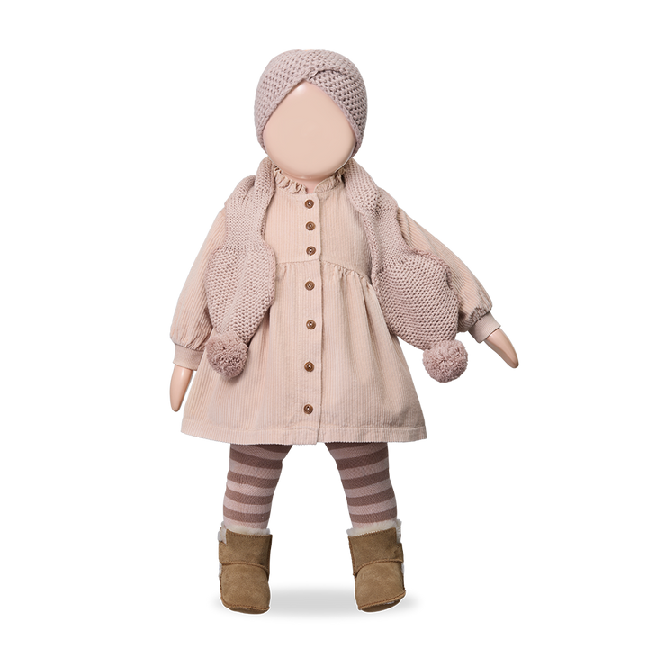 baby band crochet twist - nude