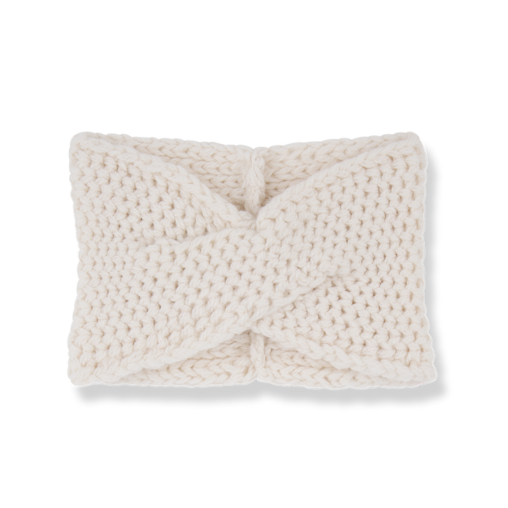 baby band crochet twist - ecru