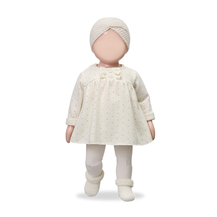 baby band crochet twist - ecru