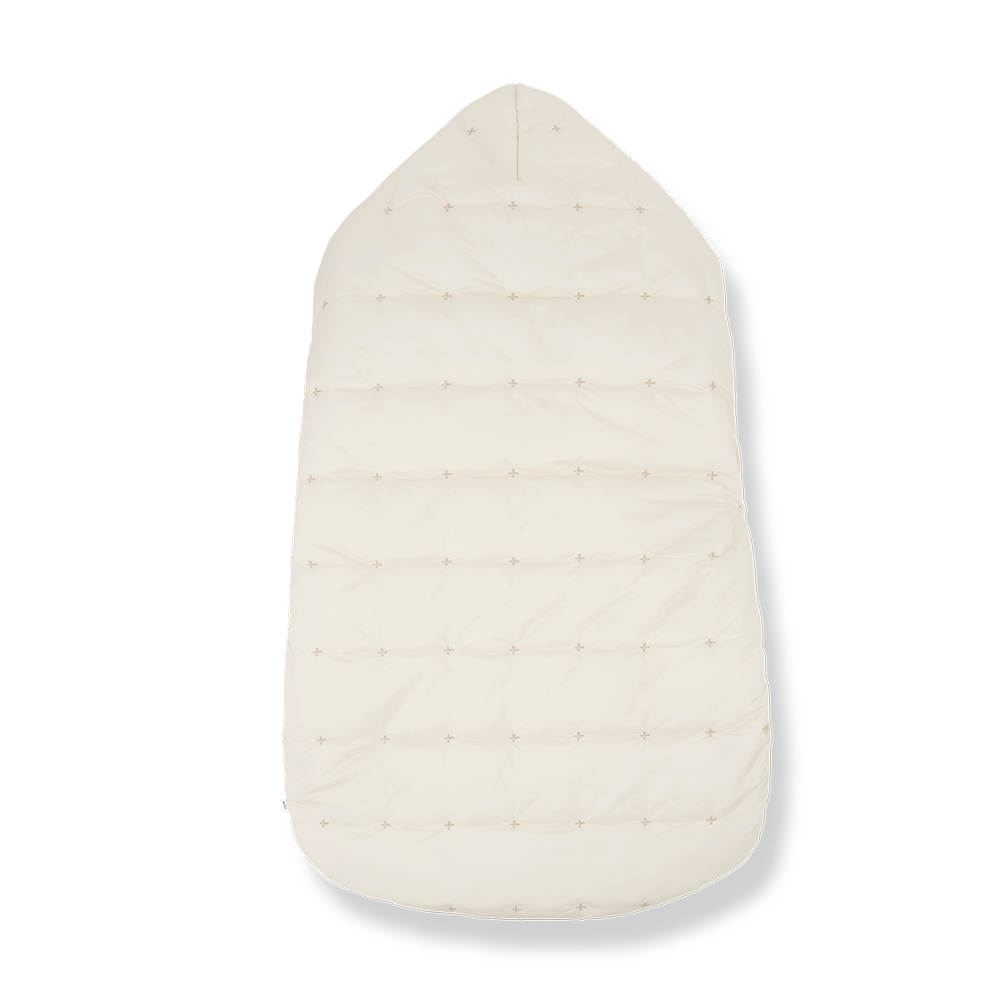 bunting padded x print - ecru