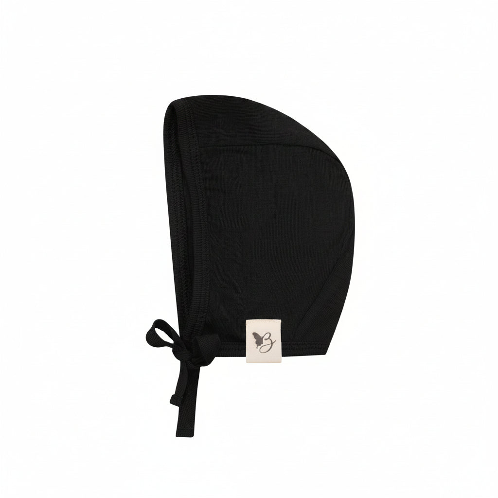 beanie solid  - black