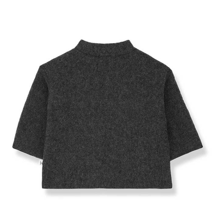 jacket wool with pockets - anthracite