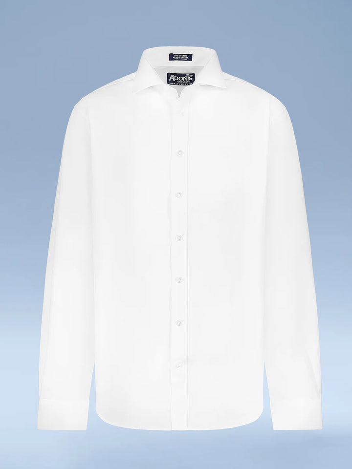 shirt l/s poly cotton reg cuff regular fit - signature twill