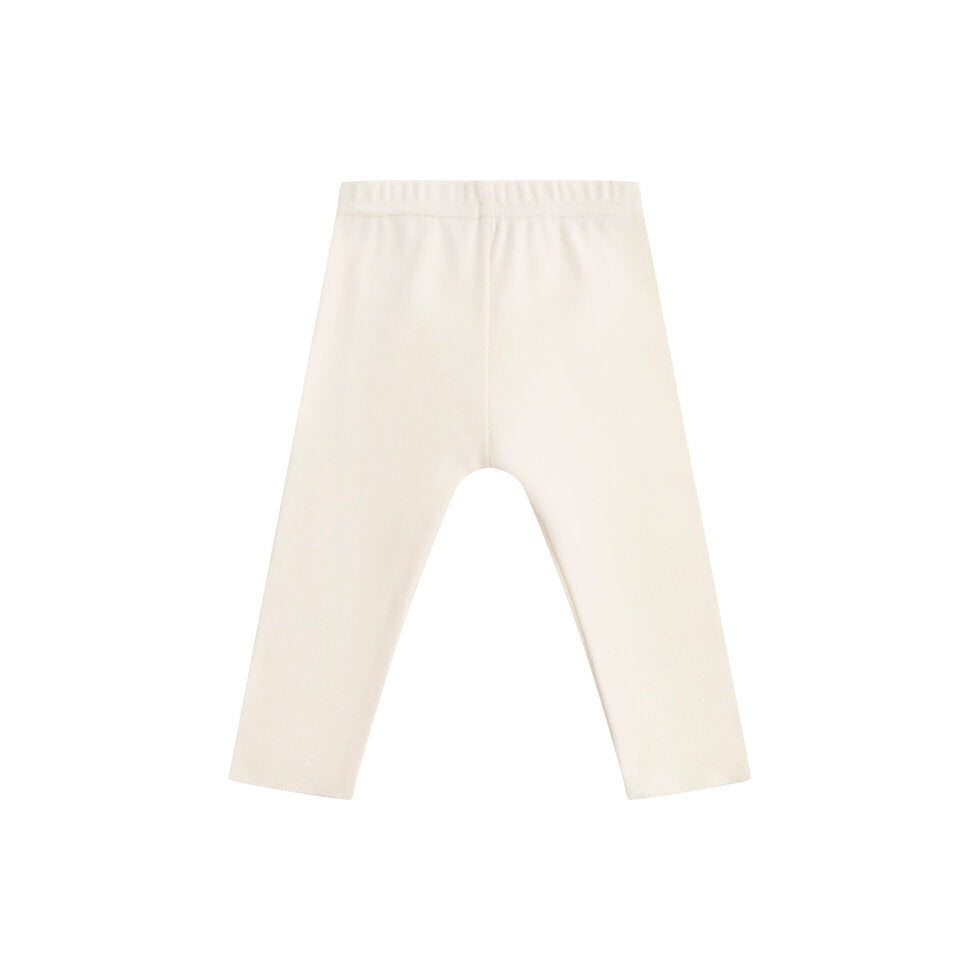 set knit fleece wrap top and pants with bonnet and booties - off white