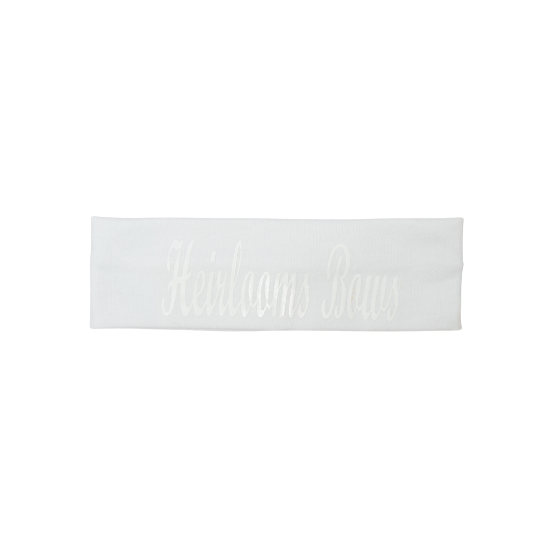 sweatband logo small - white