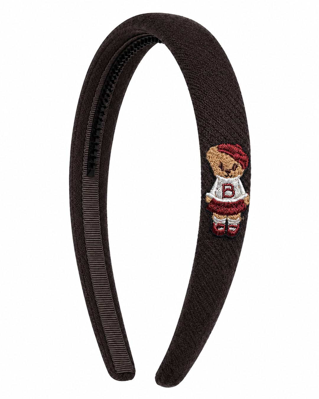 headband teddy knits - brown