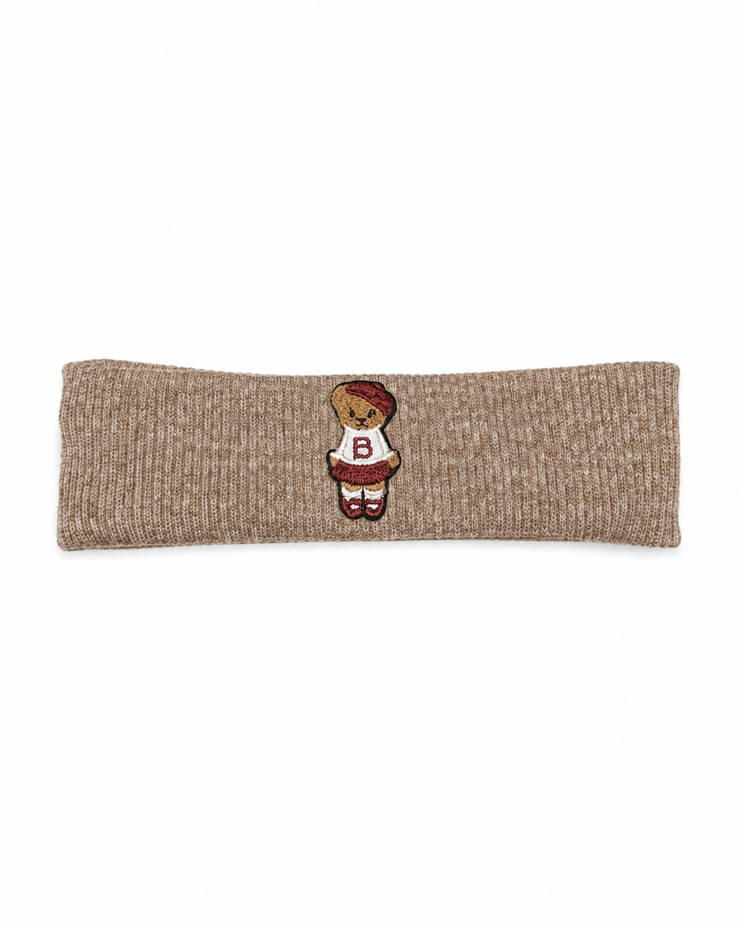 headwrap knit teddy - oat